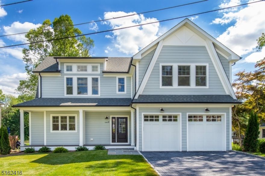 Rare opporutnity for a Lake front home in a suburban neighborhood! Waterfront living at its finest in this newly constructed dream home with lake views and water sport amenties in your own backyard. Spectaular 5 bedroom and 4 and half bath built for entertaining and enjoying tranquil lake life. 4400 sq. ft. finished living space on 3 levels. 9' first floor ceilings and raised ceilings on second floor. Open, spacious floor plan with a feel for bringing the outdoors in. The first floor features a formal living, dining room with large entry way into the family room and double sliding doors to the deck overlooking your private lake. The family room features a gas fireplace. The gourmet kitchen has professional appliances, quartz counter, marble herringbone backsplash, large island and wet bar, overlooking lakeview sunsets will always take you away and make you feel like you are someplace magical. Open staircase to the fully finised lower lever, invites you to two great rooms for recreation. Lower level includes a bedroom and full bath. Lower level has a double sliding doors walkout to the level spacious yard leading to your private dock. The second level has 4 bedrooms that include one primary suite with 4 closets, two bedrooms with jack and jill bath, one ensuite. The 2nd floor laundry room is outfitted with extra cabinet storage for your convenience. Steps to Castle Park, Starbucks, midtown direct train, supermarket, No thru traffic and bus stops at the corner. Move in ready.