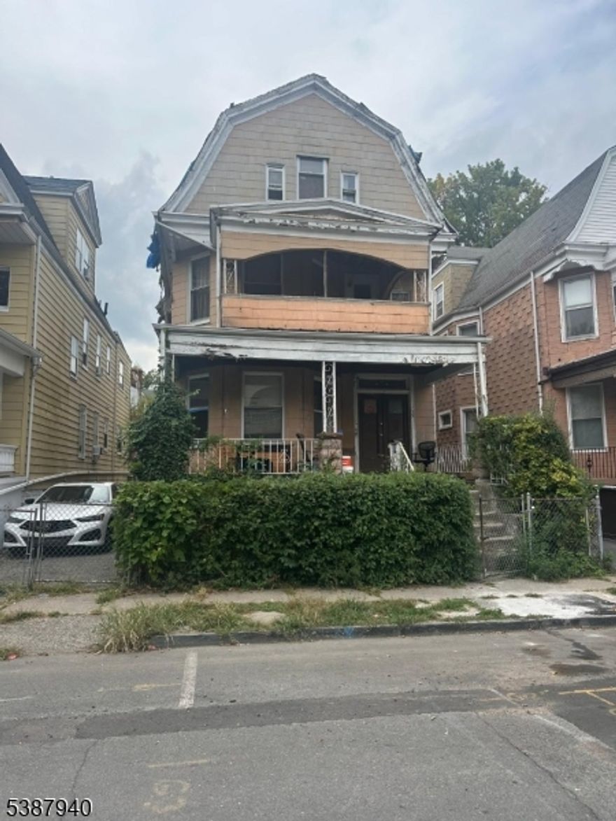 Property needs full gut renovation and is being sold in as is condition, Short sale subject to a third party approval. Buyer will be responsible for all certificates required to close.
