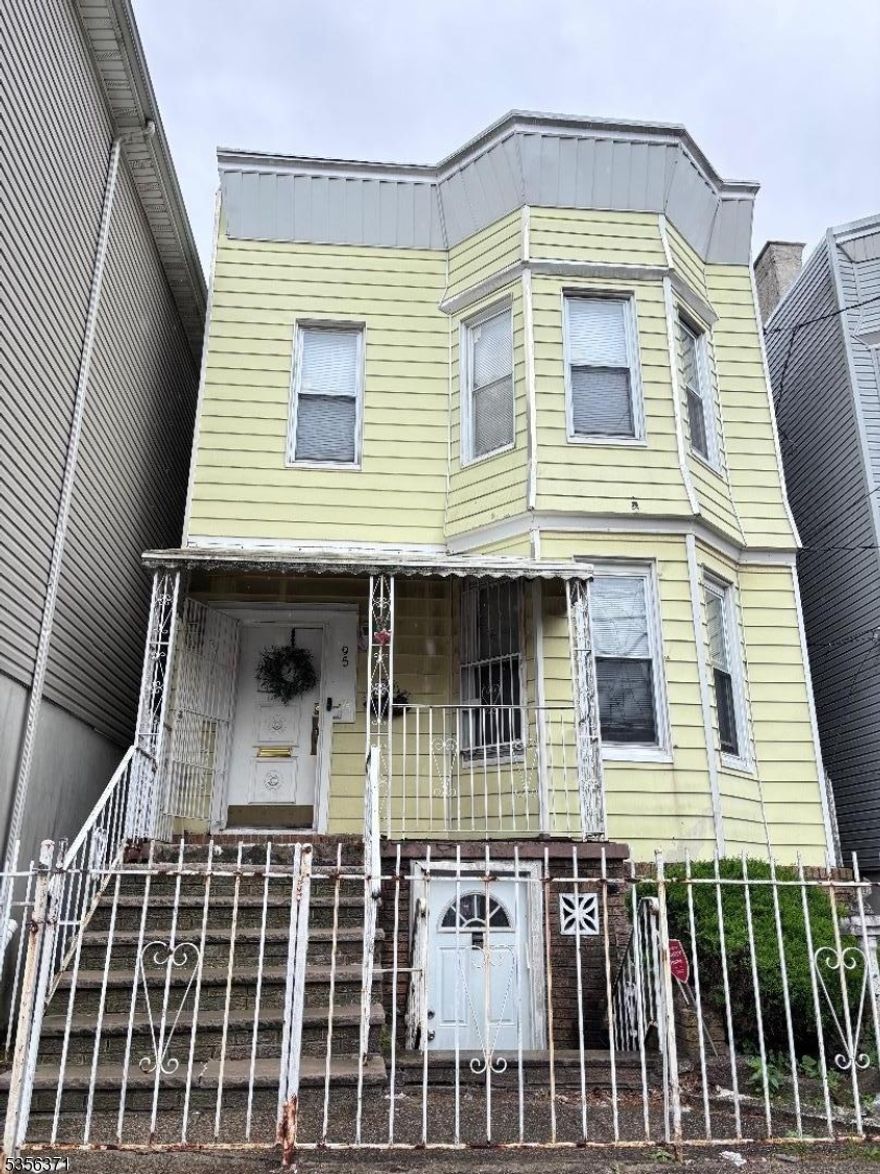 Discover an excellent value-add opportunity in Jersey City! This two-family home at 95 Bidwell Ave offers strong potential for homeowners and investors alike. The first floor features 2 bedrooms, 1 bathroom, a living room, and an eat-in kitchen. The second floor mirrors the layout with 2 bedrooms, 1 bathroom, living room, and kitchen. The home offers solid bones and generous space, and with cosmetic updating it can quickly increase in value and appeal.Perfect for first-time buyers looking to live in one unit and offset the mortgage by renting the other, or for investors seeking a property with long-term upside and strong rental demand. Conveniently located near shopping, dining, transportation, and major highways for easy access to NYC and the surrounding metro area. A smart opportunity to build equity in a desirable Jersey City location.