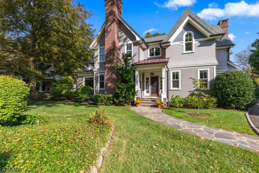 Your dream home awaits in this coveted Upper Montclair neighborhood. Exquisite Colonial home, built in 2009, showcases exceptional craftsmanship and architecture.  Main level features an elegant living room w/ fireplace, spacious dining room, sunny kitchen w/ center island and dining area overlooking the sprawling backyard. Off the kitchen is a pantry and access to a charming side porch for warm weather dining or relaxing. Family room w/ fireplace provides a cozy space for entertaining. Large office and powder room complete the first floor.  Upstairs, you'll find a luxurious primary bedroom suite, complete w/ fireplace, renovated bath, and stunning new custom walk-in closet. Two add'l bedrooms with updated ensuite baths feature radiant floor heating. Spacious office w/ cathedral ceilings, 2 windows and French doors opening to the sitting area. Conveniently appointed laundry room completes the 2nd floor. Exceptional 3rd floor boasts 2 bedrooms, full bath, and a sitting room perfect for guests. Large renovated lower level offers a versatile space with 9-foot ceilings, fireplace, theatre, bath w/ steam shower and sauna, gym and storage room. It's the perfect retreat for relaxation or entertaining! Outside, you'll find a fabulous property including a bluestone patio, gas firepit, landscape lighting, 2-car garage and a whole house generator. Conveniently situated near NYC direct train, parks, schools, shops & restaurants. Don't miss your opportunity to own this one-of-a-kind gem!