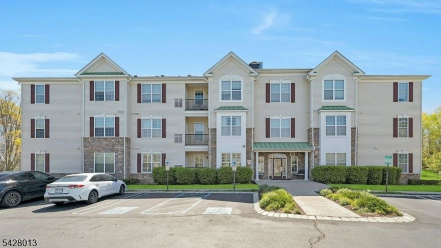 Discover your ideal haven in this stunning 55+ condo, nestled within a secure gated community that perfectly balances convenience and luxury at an exceptional value. This inviting and meticulously maintained home is ready for you to move right in and start creating beautiful memories. Step inside to find a spacious layout recently refreshed with soothing neutral tones. The kitchen is a chef's dream, featuring elegant granite countertops, 42'' cabinetry, and modern stainless steel appliances. Relax in the bright living room, enhanced by charming bay windows, or gather around the dining table in the formal dining room that opens to a delightful balcony. The well-appointed laundry room offers ample storage and pantry space, while the primary bedroom boasts a generous walk-in closet and a private full bath for your comfort. Designed with accessibility in mind, this home includes an elevator and an assigned underground parking space for added convenience. Positioned close to shopping, dining, major roadways (Rt. 18 & 9), NYC bus routes, and nearby hospitals, this location is as functional as it is desirable. Enjoy a wealth of amenities, including a clubhouse with a library, a fully equipped exercise room, four regulation tennis courts, and a spectacular swimming pool perfect for relaxation and recreation. Come and see for yourself why this condo is the perfect place to call home.