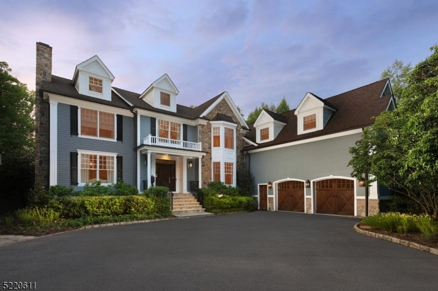 Exquisite custom Colonial on one of Westfield's most sought-after streets. A 2-story foyer with/sweeping staircase is flanked by the LRw/gas fireplace & the elegant formal dining room. The adjacent gourmet kitchen is a dream complete with Caesarstone countertops, center island breakfast bar, professional grade appliances, a farmhouse sink, walk-in pantry, wet bar & breakfast room. The family room boasts a woodburning fireplace and access to the handsome office/library.  A convenient 1st floor bedroom, full bath, laundry room and mudroom complete the main floor. Upstairs the vaulted ceiling primary bedroom boasts a sitting room with a gas fireplace and a gorgeous primary bath complete with dressing area, walk-in closet, jetted tub, stall shower, dual vanities, and private commode. Two en-suite bedrooms with private baths and two additional bedrooms share a Jack-n-Jill bath. The third floor offers a finished bonus room and plenty of storage. The impressive lower level is home to a gorgeous billiards room, den with wet bar, recreation room and work room.  A private bedroom, full bath and mudroom finish the lower level. This elegantly appointed home is set on more than a half-acre of professionally landscaped grounds on a premier cul-de-sac including a multi-tier deck with outdoor kitchen,  blue stone patio with gas firepit, hot tub, dog run, and playset. Combining formal living areas and casual spaces to accommodate today's lifestyle, this home is one of a kind!