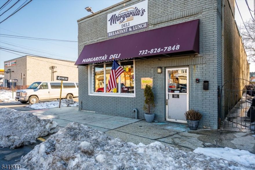 Prime corner commercial investment opportunity in a highly visible and active Perth Amboy business corridor. Located at 591 New Brunswick Ave, this fully occupied building offers an excellent opportunity for investors seeking immediate rental income in a strong commercial location. The property is currently leased to two established businesses that occupy the entire building, providing steady income from day one. One tenant operates a food service establishment, while the other utilizes its space for warehouse-style operations, creating a versatile commercial setup. Positioned on a prominent corner surrounded by other thriving businesses, the property benefits from strong visibility, consistent traffic, and convenient on-street parking. The location offers exceptional accessibility with quick connections to Route 440 providing direct access to Staten Island, as well as the New Jersey Turnpike, Garden State Parkway, Route 287, and Route 35. It is also just minutes from the Perth Amboy train station, the revitalized downtown area filled with shopping and restaurants, the beautiful waterfront, and the local hospital. With an excellent location, existing tenants, and strong regional connectivity, this property presents a compelling opportunity to secure a well-positioned commercial asset with built-in income. Opportunities like this do not come around often, schedule a private showing today and explore the potential this prime investment property has to offer