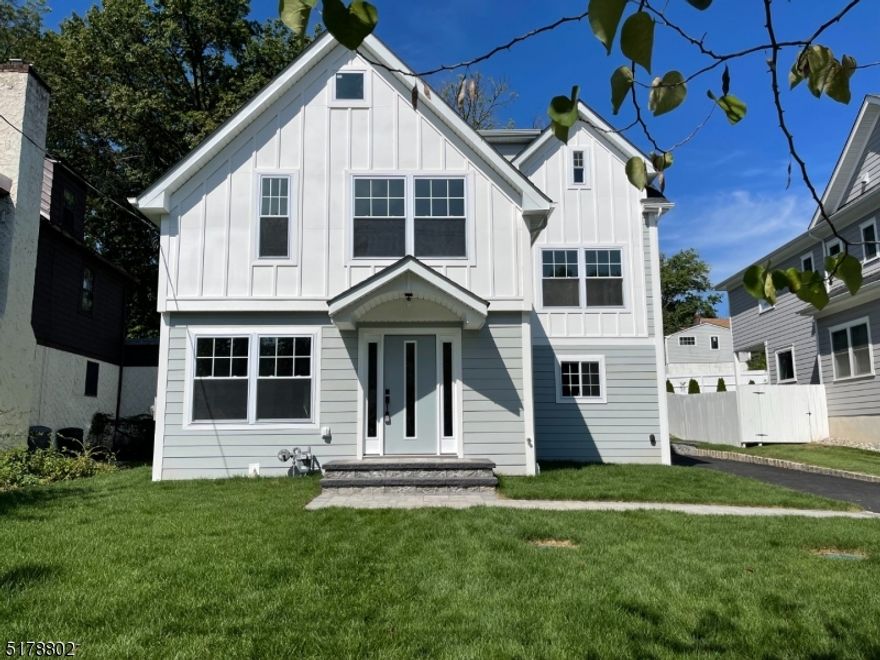 Stunning custom built 5BR/4.5BA colonial with 4000+sq ft of living space in the best location of the best town! This home boasts spacious open floor plan,1st floor Livingroom, family room and formal dining room, The kitchen is complete w high-end SS appliances, center island ,quartz counters, custom cabinets. The 2nd floor is home to 4 bedrooms, luxurious master suite , laundry . The 3rd floor has own suite with a living room. Fully finished basement ,Media room, Rec room and Full bath. All build in closets .Walking distance to schools and train station to NY CITY! Must see!!!