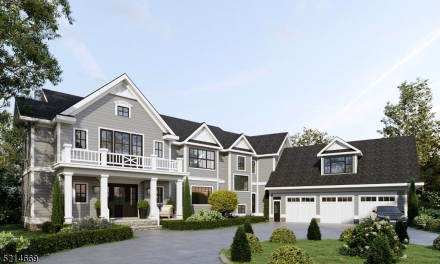 Currently under construction is a 4.5 private acre lot nestled in an enclave of four recently built estate style homes.  Entrance to the lot is off a 2,000 foot private drive thru preserved farmland.  Once you reach the site, you will be in awe of the spectacular views and the privacy of the location but yet close to the town center in close proximity to Route 202 and 287.  Lots sits slightly above the road and slopes gently down towards rear of lot.  Dimensions are 200+/- along road frontage and lot width of 400' at building setback with average lot depth of 450'.  Our plan consists of a 5 bedroom, 4.5 bath, 5,000 sf home with a 3 car garage and outdoor barbeque and patio area.   Plans available upon request.