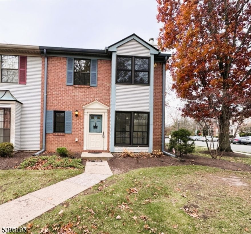 Bright & Spacious End Unit in Desirable Society Hill III " 1 Lyon Ln, Franklin Township. Step into this beautiful northwest-facing 3-bedroom, 2.5-bath end unit offering 1,600 sq ft of sunlit living space in the heart of Franklin Township. Located in the sought-after Society Hill III community, this home combines comfort and unbeatable convenience. The first floor welcomes you with a generous living-dining combo, a cozy wood burning fireplace, a well-appointed kitchen with new laminate flooring, a powder room, laundry area, and a welcoming foyer. Upstairs, you'll find three spacious bedrooms. Master bedroom has plenty of storage with a walk-in closet, an extra closet and a full bath. A hall bath is conveniently accessible to the other two bedrooms. Freshly painted throughout with brand-new carpets upstairs, this home is move-in ready. The house is freshly painted with upgrades including a 2025 gas range/oven, dishwasher, and hood, plus abundant natural light from plenty of windows throughout. Amenities include a swimming pool, tennis courts, and a play area, perfect for active lifestyles. With easy access to Rt 27 & Rt 1, bus and train stations, and close proximity to shopping, restaurants, theaters, RWJ Hospital, Rutgers University, and more, this location offers everything you need within reach.