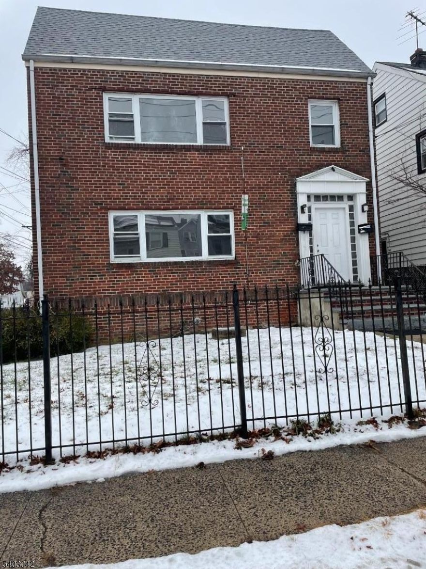 LARGE 2 FAMILY BRICK HOUSE IN IVY HILL SECTION IN NEWARK WITH 3 LARGE BEDROOMS ON EACH APARTMENT. FULL FINISHED BASEMENT WITH ROOMS AND FULL BATH. NEW ROOF INSTALLED IN AUGUST 2025, NEW ELECTRIC WIRING IN DECEMBER 2025 AND RENOVATION SHOULD BE COMPLETED WITH IN 3 WEEKS.