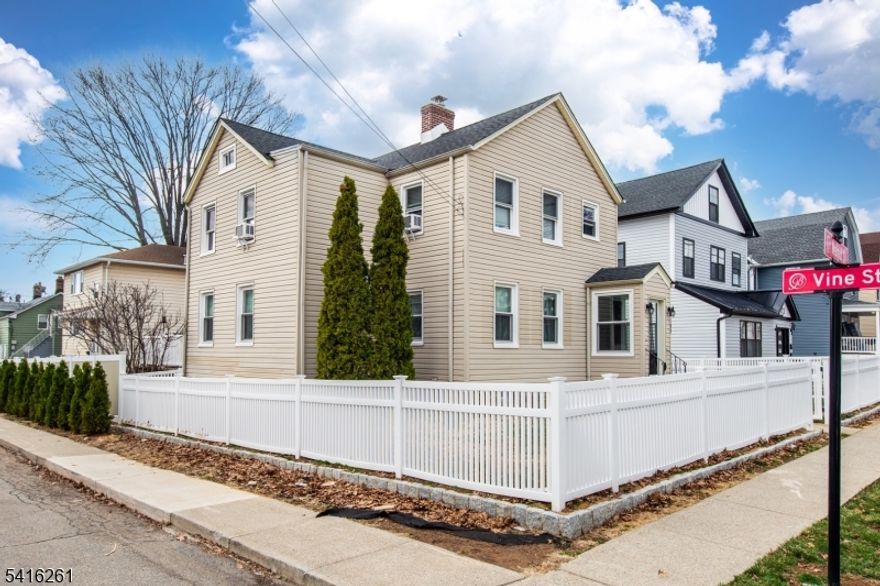 "Welcome Summer time fun & Entertaining"  to this move-in ready "Big Colonial home" featuring a private oasis with an above-ground pool (sold as is )on a  deep "55x155" lot size. Newer water heater, roof & windows.  This beautiful property includes: Interior: 4 bedrooms, 1 &1/2 baths, LivRm/DinRm, Kitchen: Equipped with microwave oven and dishwasher- slider doors leading to yard. Outdoor Space: A newer deck & a yard fully enclosed with beautiful vinyl fencing.  Basement: Includes laundry and utility areas, a walk-out, and space for a Rec room. Parking: 1-car garage plus a driveway for an additional car. They say "location, location, location," and this home delivers, & situated only  few  blocks away from  train. The pictures truly tell the story of this wonderful home. Hurry !!!