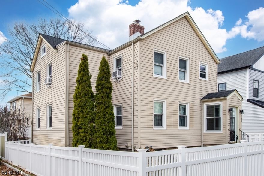 "Welcome Summer time fun & Entertaining"  to this move-in ready "Big Colonial home" featuring a private oasis with an above-ground pool (sold as is )on a  deep "55x155" lot size. Newer water heater (1 year) , roof ( 5 Years)  & Newer windows. Newer Wall AC Units " Sold as is" .  This beautiful property includes: Interior: 2 bedrooms, Bedroom or Den, Extra room,1 &1/2 baths, LivRm/DinRm, Kitchen-Equipped with microwave oven and dishwasher- slider doors leading to Park like property & exquisite landscaping.  Clean Basement : laundry area, Utility area, Den or other room, walkout. Outdoor Space: Hot tub outside negotiable. A newer deck & a yard fully enclosed with  vinyl fencing.. Parking: 1-car garage plus a driveway for an additional car. Pool has newer liner is approx 8 years. Sold as is.They say "location, location, location," and this home delivers, & situated only  few  blocks away from  train. All appliances sold as is. The pictures truly tell the story of this wonderful home. Hurry !!!