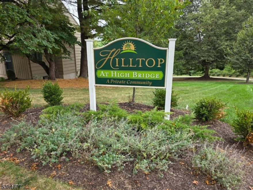 Picture yourself living in this wonderful community! This inviting townhome is located in the sought-after Hilltop at High Bridge! A tight community surrounded by nature. See the deer, and an occasional bear may wander about (don't worry, they are more afraid of you!!) Secluded yet close to everything! Fully renovated in 2021! This unit offers modern finishes and updates that you will immediately enjoy! The kitchen sets it apart with shaker-style white cabinetry with striking granite countertops and newer stainless steel appliances! Finished with modern brushed nickel hardware, which provides the perfect finishing touch. This great space is further complemented by beautiful hardwood floors throughout, an open floor plan, and a large finished lower level that could easily be divided into 2 rooms! Sliding doors to the deck off the living room, which also boasts a wood-burning fireplace. Close to Routes 78 and 22, shopping, restaurants, a revived downtown High Bridge, Historic Clinton, and so much more! Schedule your showing today!  Assumable VA Mortgage, interest rate is currently being negotiated. This unit is vacant and wants to be immediately occupied! Maybe by you?