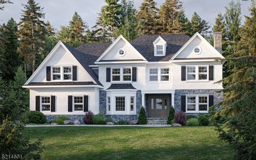 UNDER CONSTRUCTION. Located on a 24,000 square foot parcel in the desirable Sicomac section of Wyckoff, this Hampton style Center Hall Colonial with Fieldstone and shake front exterior offers over 4500 square feet (plus the opportunity to finished 800 SF basement - plumbing and framing is currently in place) of expertly designed living space.  Including 6 bedrooms, 5 full baths and 1 half bath, this gracious home will be available for Summer 2023 delivery. Get in early for the opportunity to customize.