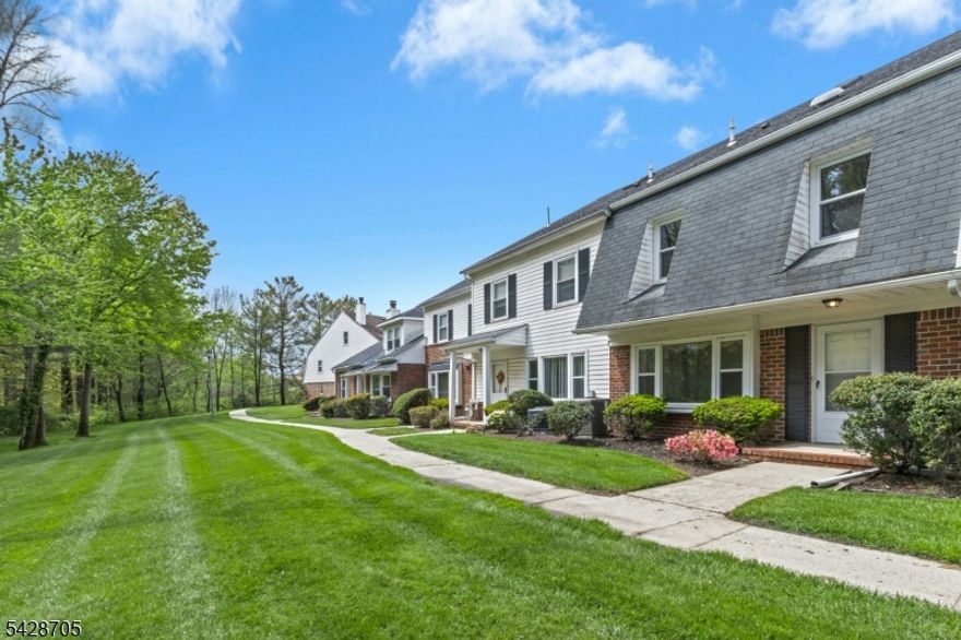 Just in time to enjoy so many of the amenities offered at the popular Southwyck townhome community. Tennis and pickle ball courts, the gleaming outdoor pool, relaxing gazebo, and the clubhouse!  This inviting and well designed townhome offers a combination of spacious rooms and serene parklike views from the LR and bdrm. The 1st floor with LR, formal size DR, EIK, and den w/fpl, and powder room is appealing for everyday comfortable living and for entertaining. The attached garage is accessible from the den. A master bdrm suite with full bath and walk in closet, a 2nd large bedroom w/hall bathroom, and laundry room complete the second floor. A dramatic loft overlooks the master suite. The loft adds so much versatility.  Make it your own whether as a home office, fitness area, tv room, library.  The possibilities for the loft are endless. A few short steps to the the pool and other amenities. 24 hour security gate for access to the community.  Conveniently located to shopping, supermarkets, NYC bus and major highways.