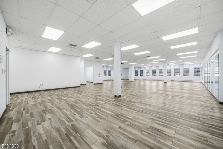 3,525 sqft second-floor corner suite-ideal for a Pilates, fitness/wellness studio or a professional office with open collaborative space. Features two private offices, a private restroom, and a large open floorplan filled with natural light. Part of One Lethbridge Plaza, a fully refreshed professional complex with modern amenities, easy navigation, and a layout that supports diverse business needs and smooth operations. Convenient access to Route 17, Route 287, and the NYS Thruway, offering visibility and accessibility for clients and staff. Modified gross lease. $7344/mo + CAM ($650/mo). Utilities included in base rent. 3+ yr term.