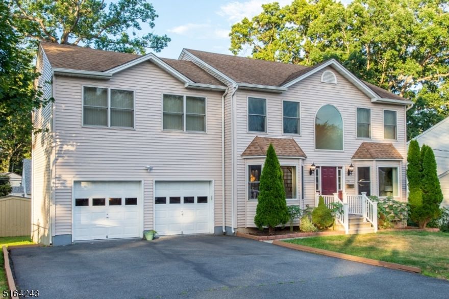*Multiple Offers* H & B by Tuesday 7/12 5pm. Location! Location! Rare opportunity to live in this well maintained 5 bedrooms, 3.5 baths, Center Hall Colonial blocks from desirable Lake Parsippany built in 2006. Soaring Ceilings greet you with staircase in the foyer in between formal LR and DR. Modern EIK w/granite counters, granite backsplash, ceramic tile, light maple kitchen cabinets, Natural Gas cooking which opens to a cozy Family RM. Sliders walk out to a nice size deck and level backyard w/ a shed. Convenient Powder RM next to DR. Gorgeous HW flooring in parts of 1st floor and throughout 2nd floor (installed 2015). 2nd floor also has 4 large bedrooms including a huge primary bedroom w/high, vaulted ceiling, 2 spacious walk-in closets, a sitting area & en-suite bath. Both baths upstairs has double vanities. The Basement is finished with 1 Bedrooms, 1 Full Bath,  baseboard -Electric heating (3rd zone), Dry Bar Area, Workout/Media Room, Laundry, Utility & laminate flooring for durability. The house features Recessed Lights, Fans, Crown Molding, 2018 HVAC, Recently Painted, Central AC, all public utilities. Lake Parsippany offers 3 beaches. Boathouse and Clubhouse with swimming, kayaking, sailing, fishing, and HUB lake sports league and year round activities for all! Great Location with easy access to all life's conveniences- NYC-direct mass transit, major hwys, TOP schools & tons of shopping/restaurants.