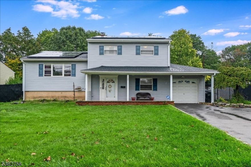 Nestled on a quiet street yet close to suburban conveniences, this beautifully maintained 4-bedroom, 2.5-bathroom split-level home offers comfort, versatility, and style.  Enjoy a welcoming front patio, perfect for relaxing on warm evenings or greeting guests. Step inside to the first level, featuring an inviting foyer, a private bedroom, a spacious family room with French Doors to the backyard, a convenient half bath, and direct garage entry.  The second level boasts an open and airy floor plan, highlighted by a sun-filled living room with gleaming hardwood floors, an elegant dining area, and walk-out access to the backyard ideal for entertaining. The updated kitchen is a chef's delight, complete with stainless steel appliances, crisp white cabinetry, a subway tile backsplash, and a large center island for gathering.Upstairs, the third level offers a tranquil primary suite with a private ensuite bath, two generously sized bedrooms, and a full main bath. The lower level provides even more living space with a bonus room perfect for a home office, gym, or playroom along with laundry and abundant storage.  Outside, the backyard, with a basketball court, presents a wonderful opportunity to create your own serene oasis or vibrant entertaining space.  Perfectly situated near top-rated schools, beautiful parks, shopping, dining, and major highways, this home combines convenience with suburban charm truly living at its finest.