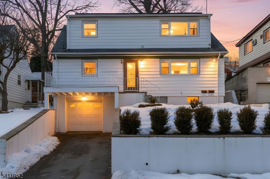 Rare Hillcrest 2-Family w/ Garage,Finished basement and paid off solar. First-floor unit vacant, offering multi-level living space, 3 bedrooms, 2 full baths, central air, and finished basement with direct garage entry. Second-floor unit features 2 bedrooms and 1 full bath, currently occupied. Delivery vacant at closing may be possible. Paid-off solar panels. Driveway and one-car garage. Convenient location near major highways, shopping, dining, and public transportation. Excellent opportunity for owner-occupant to help off set mortgage payment while building equity or investment opportunity.