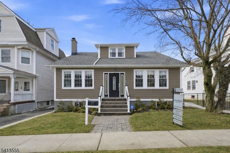 This renovated 4-bedroom home offers a versatile layout designed for both comfort and functionality. The first-floor primary suite provides a private retreat, complete with its own ensuite bathroom for added convenience. Upstairs, you?ll find three additional bedrooms, two of which feature walk-in closets, offering flexible space for guests, a home office, or additional living needs. The home also features a fully renovated and finished basement, creating the perfect setting for additional living space, recreation, or entertaining. At the heart of the home is a spacious kitchen with a center island, offering both functionality and a welcoming place to gather. Additional highlights include a brand-new roof and a two-car detached garage, adding both value and practicality. Step outside to a backyard with a deck, ideal for outdoor dining, relaxing, or hosting. Close to public transportation, restaurants, Montclair?s vibrant downtown, and much more.