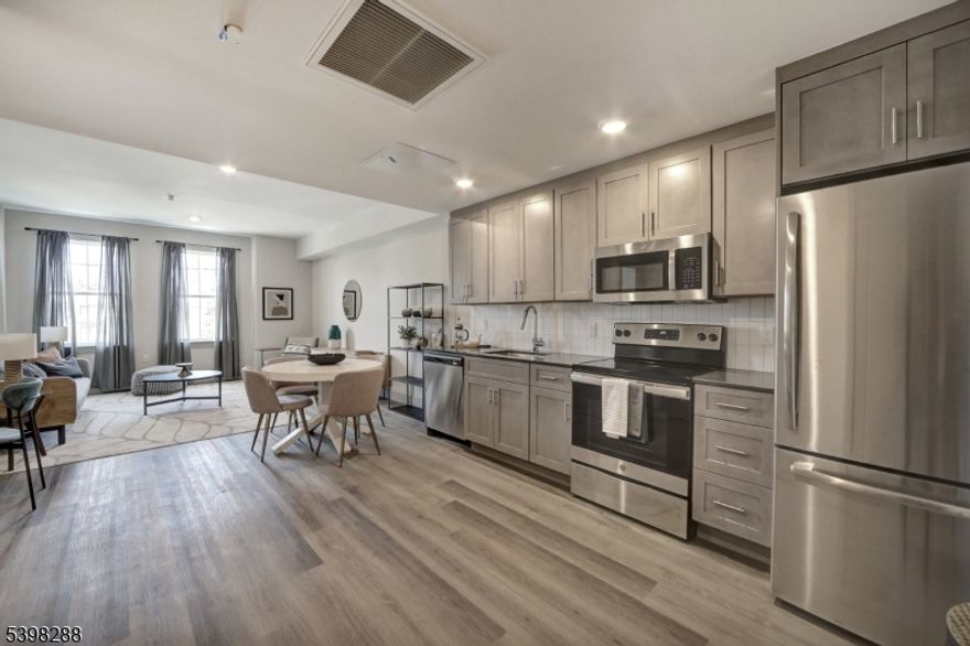 Introducing Ethos-Live Simply Live Beautifully featuring one of the most desirable units. Brand new luxury living features custom kitchens w/stone counters, SS appliances-refrigerator, dishwasher, washer/dryer, microwave, central air. Elegant lobby and hallways, commuter lounge, 24 hour mail/package room with refrigerator for grocery delivery, zip car, electric charging station, city bike, fitness center. Relax on the rooftop lounge that offers fireplace, with outdoor kitchens, tv, outdoor shower. Ethos is a pet friendly building with doggie run and pet spa. One parking spot included. Additional storage available. Conveniently located near downtown Belleville, Nutley and Montclair restaurants and shops with easy commute to NYC, Newark Business District, Seton Hall Medical School and surrounding colleges.  Docuverus tenant application required.   Call for availability.