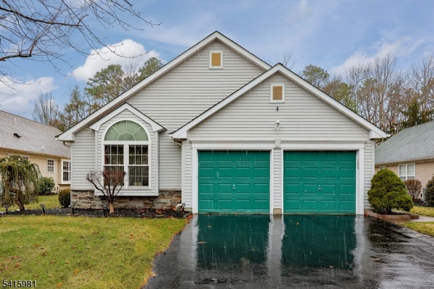 Welcome to this beautifully maintained 2-bedroom, 2-bath home in the desirable Lake Ridge 55+ community. This residence features hardwood flooring, vaulted ceilings, ceiling fans, and a gas fireplace, creating a bright and open living space. Major updates include a roof installed in 2017 and a furnace and central A/C replaced in 2019.Additional highlights include a 2-car garage and a well-maintained driveway. Lake Ridge offers low HOA fees and low taxes, along with exceptional amenities including a heated indoor pool open year-round, outdoor pool, fitness center, tennis and pickleball courts, yoga classes, bocce, billiards, library, card rooms, community bus service, social clubs, and a travel club.