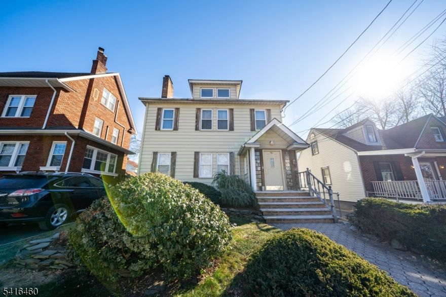 Spacious 5-Bedroom Apartment Near Seton Hall University. Large two-level apartment in a well-maintained two-family home located on the border of South Orange. This bright and spacious unit spans the first and ground floors and offers 5 bedrooms and 2 full bathrooms.The apartment features high ceilings, hardwood floors, and large windows that provide abundant natural light. The main level includes a living room, dining room, and eat-in kitchen equipped with refrigerator, dishwasher, stove, and microwave.Additional highlights include a dedicated laundry room with private washer and dryer and convenient off-street parking.Ideally located a short distance to Seton Hall University, South Orange Village, and the Midtown Direct train to Manhattan via nearby jitney service. Close to Maplewood Pool, University Hospital, UMDNJ/Rutgers medical facilities, and Kessler Institute. Also FOR SALE MLS#4015373