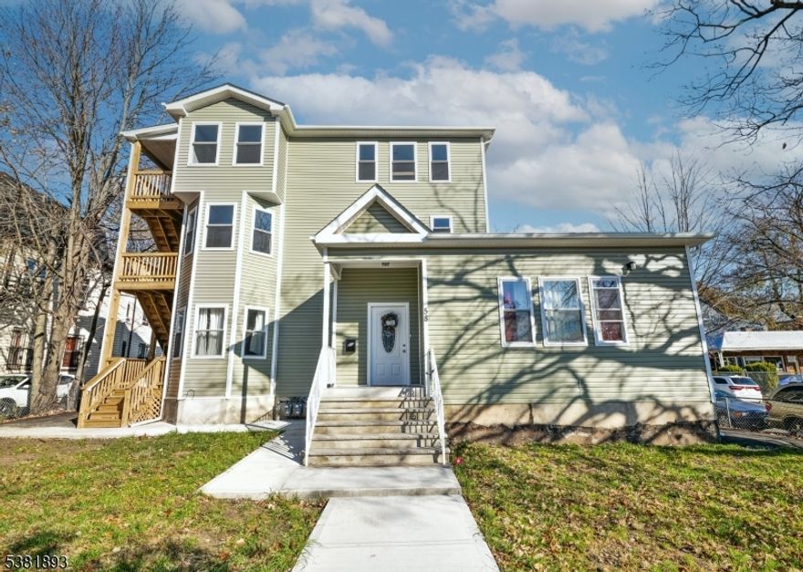 WITH AN ESTIMATED 6000+ PLUS SQUARE FEET INCLUDING THE SPACIOUS FINISHED BASEMENT THAT OFFERS 3 EXTRA ROOMS, LR, KITCHEN, AND A FULL BATHROOM, YOUR MASSIVE THREE FAMILY INVESTMENT AWAITS. EACH UNIT PROVIDES 3 BEDROOMS AND 2 BATHROOMS WITH THE EXCEPTION OF THE FIRST UNIT THAT OFFERS AN ADDITIONAL BATHROOM. THIS MASSIVE THREE FAMILY IS POWERED BY HVAC (FORCED COLD AND HEAT) SYSTEMS FOR ALL THREE UNITS AS WELL AS THE BASEMENT. A BONUS FROM THIS LOT IS THE ABILITY TO HAVE AROUND 10 PARKING SPOTS FOR VEHICLES. THIS NEW CONSTRUCTION WAS BUILT IN 2022, AND IT IS ONE APPOINTMENT AWAY FROM BEING YOURS.