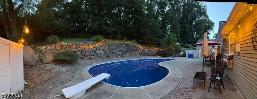 Very quiet Street in Bloomingdale, NJ. Split-level home perfect for relax. Beautiful yard with new underground pool.