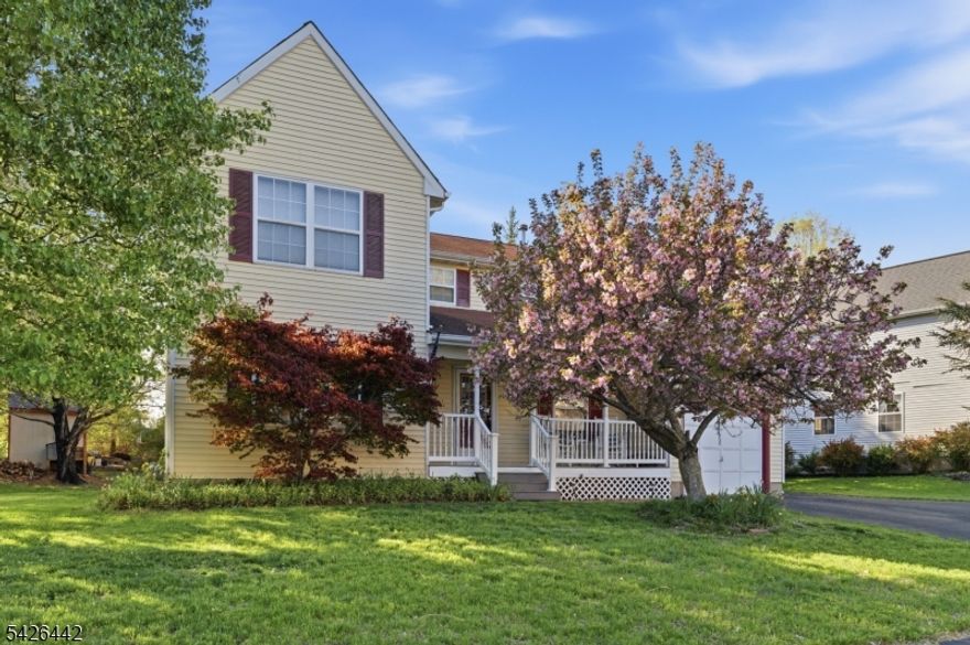 Set on a quiet street in Branchburg, this expanded Colonial at 6 Shoshoni Way stands apart with its generous living space and open-concept layout. Offering 4 bedrooms and 2.5 baths, the home blends classic structure with a more modern, open flow that today's buyers are looking for. The first floor boasts a natural connection between living room, breakfast nook and kitchen ideal for becoming the main entertaining spaces without losing the warmth of a traditional Colonial. Includes a formal dining room, enclosed family room, first floor laundry, and a powder room for added convenience. Upstairs, the bedrooms are notably spacious each offering flexibility for guests, work-from-home needs, or growing households. The primary suite is a standout feature, complete with its own en-suite bathroom and a walk-in closet that provides both comfort and practicality. Partially finished basement features a versatile space that can be used as a gym or rec room with bonus storage rooms with newer HVAC, AC, and Water Heater units. Out back, a paver patio extends the living space outdoors, offering a clean, low-maintenance setting for dining, relaxing, or hosting gatherings. The yard provides a nice balance of usability and privacy. Located in a well-regarded neighborhood, the home is convenient to major transit routes and sits within a highly sought-after school district making it a strong option for buyers who value both accessibility and long-term appeal.