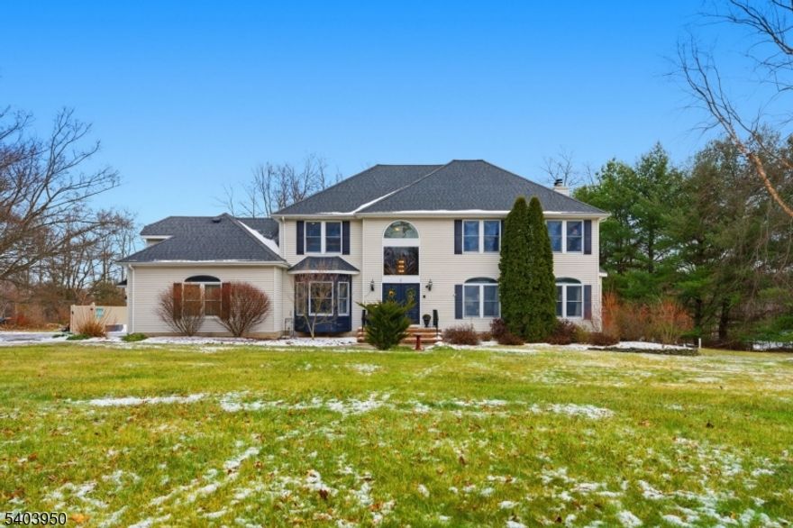 Welcome to this impressive 4-bedroom Colonial tucked away on a quiet cul-de-sac, offering space, comfort, and exceptional areas for both everyday living and entertaining. A dramatic two-story foyer sets the tone as you enter, leading to a warm and inviting family room with a fireplace?perfect for gatherings. The eat-in kitchen is ideal for casual meals and entertaining, complemented by a butler?s pantry that adds both convenience and style. Upstairs, the oversized primary bedroom provides a private retreat with plenty of room to relax, while three additional bedrooms offer flexibility for guests, home offices, or hobbies. The partially finished basement expands your living space with a media/rec room and a dedicated workout room. Step outside to your own backyard oasis featuring an in-ground pool with cabana, a spacious deck, and a charming gazebo?perfect for summer entertaining or quiet evenings at home. A three-car garage completes this exceptional property, combining functionality with timeless Colonial charm in a sought-after cul-de-sac location.