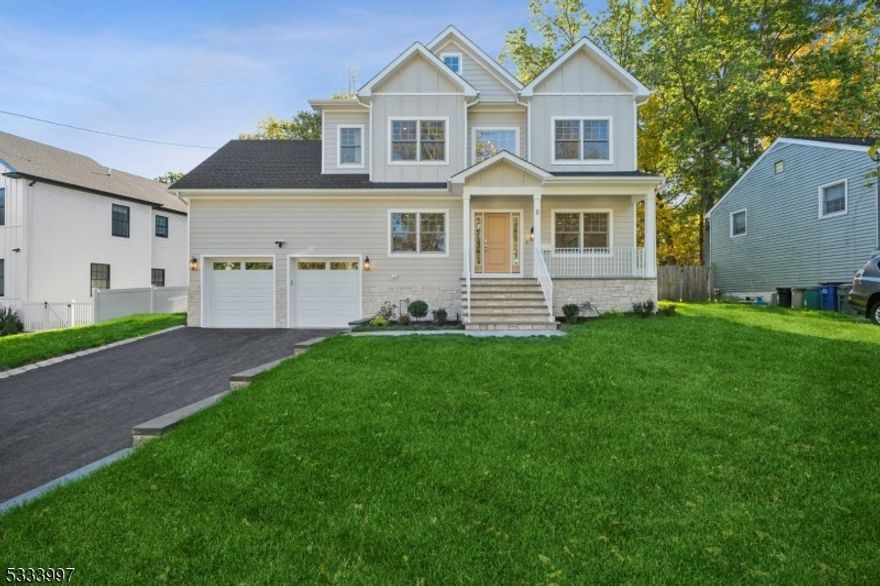 Brand New Construction by Max Homes NJ located in the highly desired RIKER HILL section of Livingston.  Builder will work with buyer to CUSTOMIZE their finishes.  This Beautifully appointed Custom  Home includes over 4,100 sq ft of Finished Living Space spanning 3 levels.  Superior Craftsmanship throughout. Enter through a Covered Front Porch into your Grand Foyer w/ 20ft Soaring Ceilings & Striking Herringbone HW floors. Open Concept Living & Dining and a Spacious Family Room w/Gas Fireplace. Impressive Dream Kitchen w/ High End Viking SS Professional Grade Appliances, Pantry Cabinet Storage, Large Center Island w/Seating and sliders leading to outdoor patio.   First Floor Guest Suite w/Bed & Full Bath, Mudroom w/storage and Half Bath complete 1st floor.  Second Floor includes an Elegant Primary Retreat w/Tray Ceilings,  Custom WIC & Spa Bath w/Oversized Shower, Dual Vanity & Soaking Tub. Three additional Large Guest Bedrooms, one en suite, Hall Bath and Laundry Room complete second floor.  Fully Finished Lower Level features 9ft Ceilings, Separate Walk-out to Backyard, Huge Entertaining Space including a Fully Appointed Wet Bar, Full Bath, Bedroom, 2nd Laundry Room and plenty of Storage Space.  Included is a Builders 10 Year Home Warranty.  Highly rated schools, close to major highways, shopping and houses of worship. Note: Sample photos are included as a representation of builders craftsmanship from prior builds.