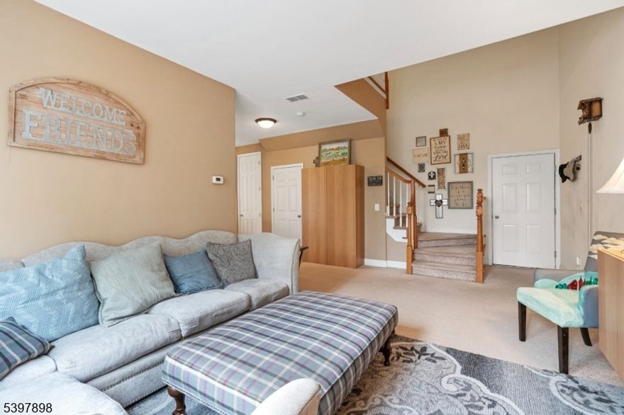 Welcome to Limerick Lane in beautiful Lopatcong, Warren County! This spacious 2 bed, 2.5 bath condo offers comfort, convenience, and fantastic community amenities all in a highly desirable complex. Step inside to a bright first-floor layout featuring a welcoming living room, a dedicated dining area, first floor office, a well-appointed kitchen, and a convenient half bath. The flow makes entertaining easy and everyday living a breeze. Upstairs, retreat to the oversized primary bedroom suite, complete with its own sitting room, perfect for a home office, reading nook, or cozy lounge, plus a private full bath.  Two walk-in closets. A second full bath and an additional bedroom provide plenty of space. Enjoy resort-style living with access to a community pool, gym with sauna, clubhouse, trails and playground, all just steps from your front door. HOA covers snow removal, landscaping and trash collection. This home checks all the boxes. Convenient to highways, restaurants, golf courses and shops. Minutes from PA. Don't miss your chance!