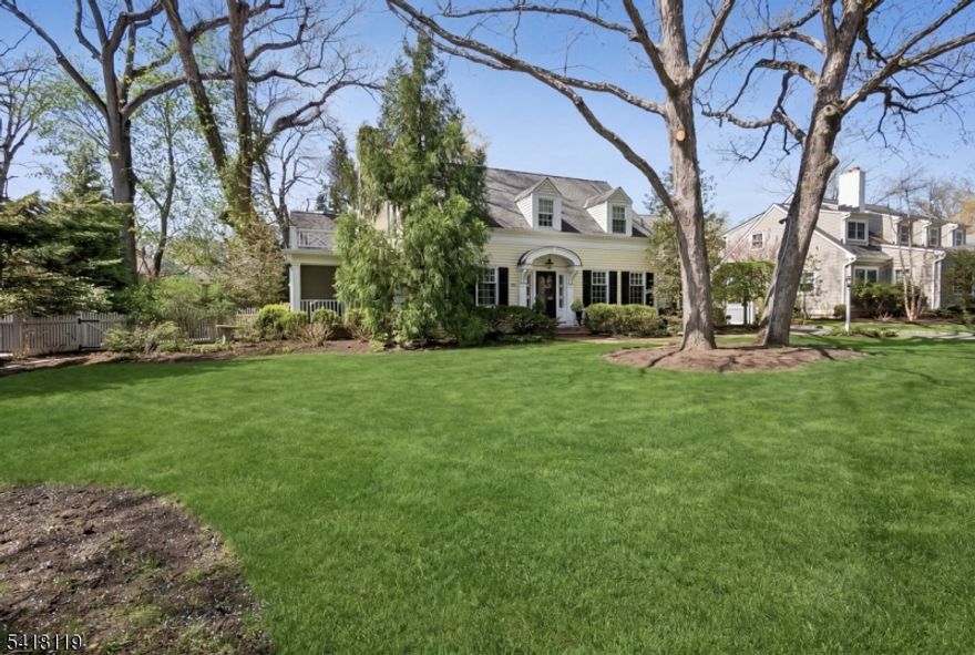 WONDERFUL SHORT HILLS COLONIAL * IDEAL LOCATION: WALK TO TRAIN, SCHOOLS & TOWN * One of Short Hills' most distinctive homes, this beautiful, completely renovated Colonial offers a seamless blend of timeless architecture & modern luxury. Thoughtfully updated on every level, this home features a gracious, easy-flowing floor plan perfect for both everyday living & elegant entertaining. A welcoming foyer leads to the inviting LR filled w/ natural light. The formal DR flows effortlessly into a Butler's pantry and gourmet kitchen, appointed w/ center island, high-end finishes, and breakfast rm w/ built-in banquette seating. A 1st flr private office w/ custom built-ins & windows on three sides provides the perfect work-from-home retreat. Large 1st flr laundry rm, PR and mudrm add to the sense of effortless living. Upstairs, the serene primary suite boasts a WIC and spa-like bath with glass shower. Additional, generously-sized BRs and two more beautifully updated baths assure that there is room for all. Finished LL offers exceptional versatility w/ a lg recreation room, exercise space and an abundance of storage. Set atop expansive property in a PRIME Short Hills location, this home close to EVERYTHING: across from Cora H Arboretum and just 2 blocks from the Short Hills train station & Glenwood Elementary; very near all top-rated Millburn Schools & downtown w/ great restaurants and shopping. An exceptional opportunity to enjoy the very best of Short Hills living. Welcome Home!