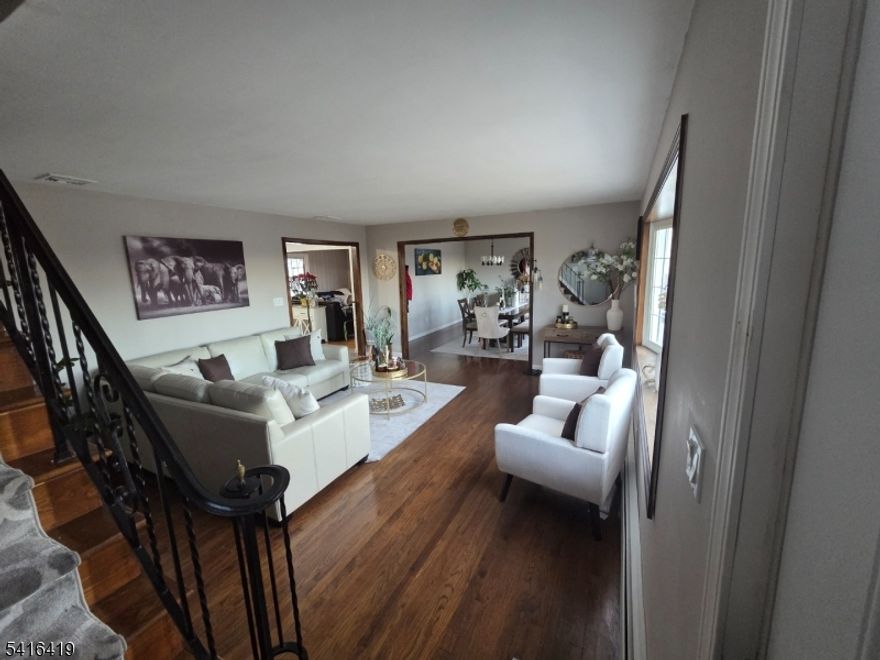 Why go on vacation when this can be your vacation paradise.  A must see beautiful home in a pristine neighborhood, featuring 2 liv, 2 kit, 2 fam rooms 7 bedrooms, dining room, office, gym area with laundry, new roof and gutters, well water, 4 baths, finished attached garage, the home comes with 3 washers and dryers, 2 refrigerators in ground pool, central air with 2 zones, baseboard heat, freshly done kitchen, wood floors, 2 masters, plenty of storage, walkout finished basement, beautiful views in all directions, picture windows in kitchen. This house has everything and will not disappoint.  Floors are wood and marble tile.  All the bedrooms spacious. There are even crawl spaces for more storage.  Please make your appointments soon.  Although there no issues home being sold as is.