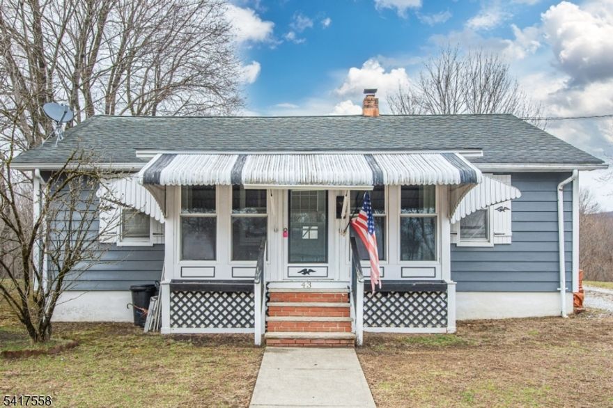 Welcome home to the 2 bedroom 1 bath ranch nestled in the charming town of Ogdensburg. Ideal for first-time buyers or those looking to  downsize. This home offers comfortable single-level living with a bright, open layout that makes everyday living and entertaining easy. Enjoy your morning coffee of unwind in the evening on the cute enclosed porch - a perfect spot to relax year round. Located in a great commuter location with convenient access to major routes, this home combines small -town charm with everyday convenience.