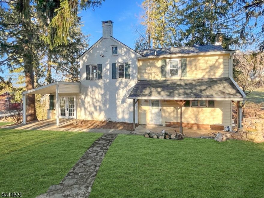 Escape to your own private country retreat with this beautifully renovated Colonial set on 1.3 scenic acres in White Township. Enjoy your own private stream and cascading waterfall, a rare natural feature that creates a peaceful, scenic setting unlike anything else on the market. Set on 1.3 private acres in White Township, this beautifully renovated Colonial blends historic charm with modern updates in a truly unique setting.Originally built in 1868 and fully renovated in 2026, the home features a brand-new kitchen with stylish cabinetry, center island, and modern finishes that flow seamlessly into the main living areas. Fresh paint, updated systems, and hardwood flooring throughout create a bright, move-in-ready interior. Offering 4 bedrooms and 2 full bathrooms, the layout provides flexibility for everyday living, guests, or work-from-home needs. The wraparound porch overlooks the tranquil stream, making it the perfect place to relax and take in the natural surroundings. A fully renovated basement adds additional living or recreation space, while the expansive yard offers privacy, open space, and a connection to nature rarely found at this price point. Conveniently located near town amenities and within easy reach of the Pocono Mountains, this property offers the perfect balance of privacy, character, and accessibility. Move right in and experience a setting that truly stands out.