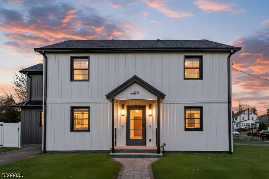 Back on Market! Welcome to 1453 Morris Ave, a fully renovated and modern two-family home in Union offering exceptional versatility for both Owner-occupants and investors. This turnkey property features two beautifully redesigned units Unit 1 with 4 bedrooms and 2.5 baths, and Unit 2 with 3 bedrooms and 2.5 baths each showcasing open-concept living, luxury kitchens with quartz countertops and premium cabinetry, designer lighting, high-end appliances, private laundry, spa-inspired bathrooms, and multi-zone central air. The exterior has been completely updated with sleek vertical siding, black-trim windows, a modern entryway, and the rare benefit of two separate driveways providing ample parking and privacy. Ideally located near major transportation options including the Garden State Parkway, Route 22, I-78, Route 82, Union Train Station, and NJ Transit bus routes, the home offers unbeatable commuter convenience along with close proximity to shopping, parks, dining, and everyday essentials. perfect for long-term rental income, house hacking, this property delivers modern finishes, strong curb appeal, and a stress-free, move-in-ready experience.