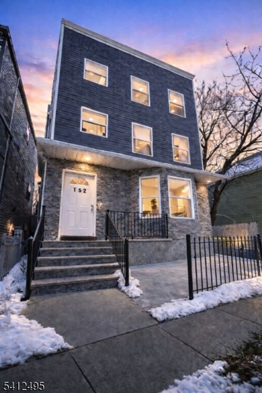Welcome to 152 Sherman Avenue, Newark, NJ! This beautifully updated 3-bedroom, 2-bathroom first-floor apartment offers modern comfort, stylish finishes, and convenience throughout.Step inside to discover a completely renovated interior featuring brand-new flooring and a stunning elegant blue backsplash that adds a sophisticated touch to the kitchen. The spacious layout is perfect for comfortable living and entertaining.The primary bedroom features a private in-unit bathroom for added privacy, along with a walk-in closet providing ample storage space. This home also includes central air conditioning, ensuring year-round comfort.Additional highlights include dedicated parking, generous bedroom sizes, and a prime Newark location close to transportation, schools, shopping, and major highways.Move-in ready and designed with modern living in mind   schedule your showing today!
