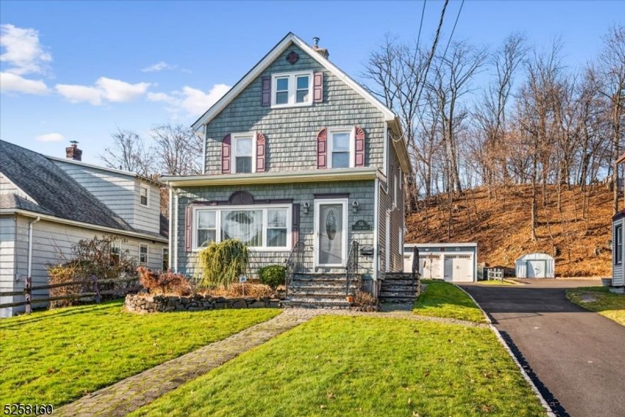 Great opportunity to own a 2-family home nestled in one of the great neighborhoods of Verona! Excellently maintained and equipped. 1st FLOOR UNIT features a bright living room, eat-in kitchen with wood floors, stainless steel appliances, and a dishwasher. Two bedrooms, a fully updated bathroom with a stall shower and a walkout to an outdoor patio.  This unit has access to a full unfinished Walkout basement where laundry, utilities and plenty of storage are located. The 2nd FLOOR UNIT features 2 bedrooms, 1 room used as an office, an eat-in kitchen, a full bathroom with a stall shower, stackable washer and dryer and access to a full Attic.  The property has a new driveway, ample parking space and a large 3 car detached garage. Take advantage of the prime location, a short stroll to NYC transportation, and its proximity to downtown Montclair restaurants, shops, and all it has to offer. Only minutes to Major Highways, schools, Verona Park, and more.