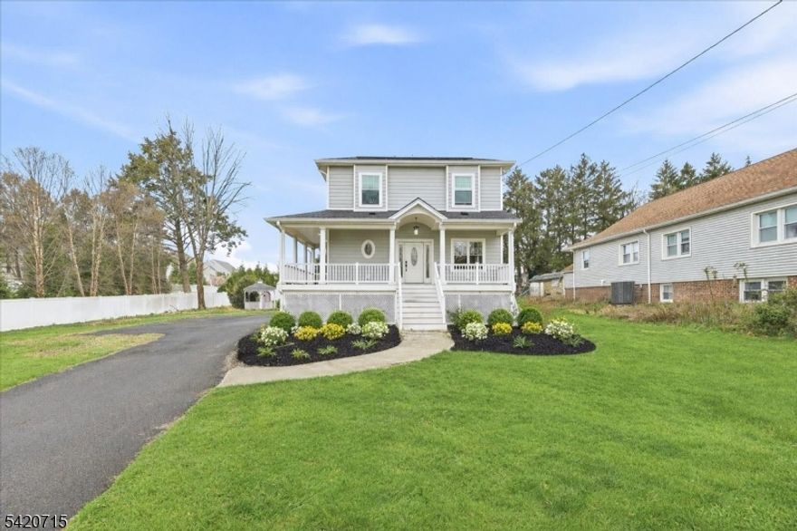 Welcome to 2020 Lamberts Mill Road in Scotch Plains a beautifully updated 4-bedroom, 3 full and 1 half bath home set on an expansive property with exceptional versatility and space.The main residence features hardwood flooring throughout the first and second levels, a bright and airy layout filled with natural light, and a finished basement offering additional living and recreation space. Recent improvements include cement board siding, enhancing both curb appeal and durability. A standout feature of this property is the flexible living space, complete with its own full bath, well-suited for a private home office, or guest accommodations. Set on a generous lot, the property offers ample parking and plenty of room to enjoy outdoor living. Conveniently located near major roadways, shopping, and local amenities, this home combines comfort, function, and opportunity in a highly desirable Scotch Plains location.