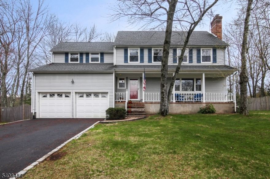 Charming Colonial Home in New Providence! This exceptionally spacious 4-bedroom, 2.5-bath home sits on a generous .4-acre lot in a sought-after neighborhood and offers terrific curb appeal - A wonderful renovation opportunity! Enjoy a well-designed floor plan featuring a cozy Living Room and fireplace, a Dining Room ideal for entertaining, and an Eat-in Kitchen that flows to the Family Room. The second floor boasts 4 sizeable bedrooms, ample closet space, and a shared hall bathroom; Primary Bedroom includes a walk-in closet and en-suite bath. The Basement is a blank canvas ready to be transformed into additional living space, a home gym, or a play area. The Family Room opens to a back deck, perfect for relaxing or hosting gatherings. Prime location: minutes to local amenities, schools, and the train station. Don't miss this chance to create your dream home in a great community!