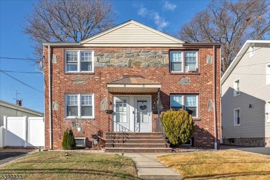 Welcome to this charming, move-in-ready half-duplex located in the highly desirable township of Cranford, New Jersey! Beautifully renovated in 2021 and perfectly maintained, this home offers comfort, convenience, and modern updates throughout. Situated within walking distance to Cranford's highly rated elementary, middle, and only minutes from the high school, as well as the vibrant downtown area, community pool, parks, and transportation, this location truly has it all. The main level features a warm and inviting living room, a bright dining room, and an updated kitchen. Upstairs, you'll find two bedrooms and a full bathroom. The beautifully finished basement offers incredible versatility, complete with a closet and half bathroom, making it the perfect option for a third bedroom, guest suite, home office, or recreational space.Step outside to enjoy the private, fully fenced backyard, offering a peaceful retreat for gatherings, play, or gardening. This cozy, move-in ready home is everything you've been looking for, a must see!