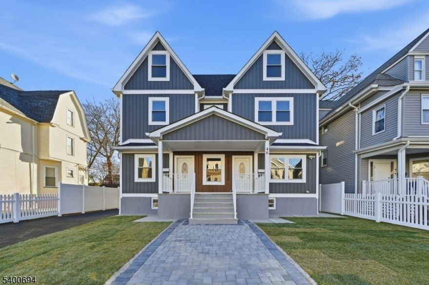 The most unique home ever to hit the East Orange market is now available, offering an extraordinary 5,700 square feet of living space that is truly unmatched in scale and potential with an impressive total of 11 bedrooms and 6 full bathrooms, making this one of the largest and most distinctive homes in the area. Situated on a 7,450 sq ft lot, the property provides parking for over 8 vehicles plus a detached two-car garage, a rare convenience in East Orange. The fully finished walk-out basement spans approximately 1,600 sq ft and includes a full bathroom, creating endless possibilities for flexible living or entertainment space. The first floor features four bedrooms including a primary suite, two full bathrooms, and a high-end kitchen with top-of-the-line cabinetry and premium countertops. The second and third levels combine to offer seven additional bedrooms and three full bathrooms, including another primary suite, making this layout ideal for large households. Centrally located near public transportation, major highways, shopping, dining, and more, this home delivers exceptional space, convenience, and opportunity, and is truly a must-see as there is simply nothing else like it in town.