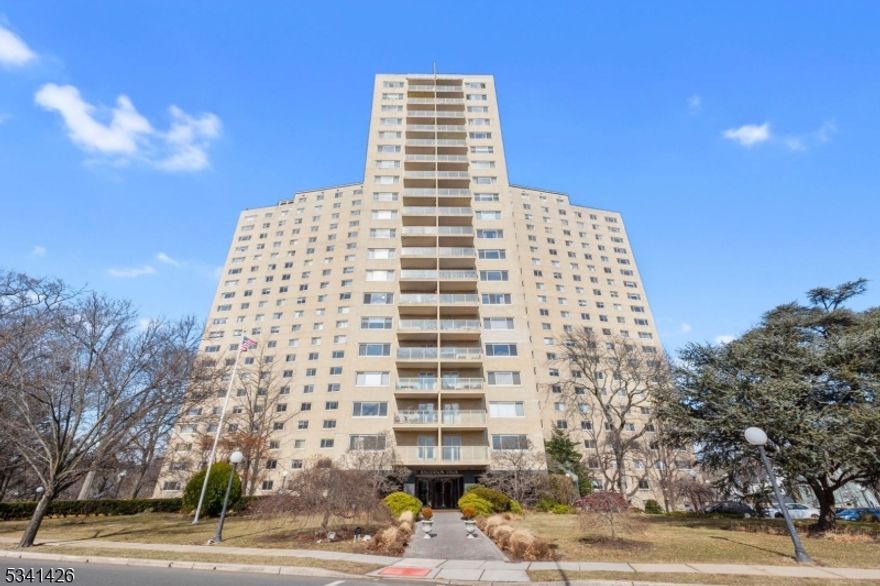 Welcome to this newly renovated corner unit on the 5th floor of Harrison Park Towers! This bright and inviting 2-bedroom, 1-bath CO-OP offers modern updates and a comfortable living space. The unit features a beautifully designed galley kitchen with updated appliances, a freshly renovated bathroom, spacious bedrooms with great closet space, and charming natural wood floors. The well-maintained building offers a range of amenities, including a 24-hour concierge, included utilities (electricity, heat, and hot water), and underground parking ($60/month 2spots available). There's also a complimentary jitney service to the NYC train and nearby grocery stores. Enjoy a peaceful retreat in the building's mature "secret garden, access to a first-floor gym, and a bright, clean laundry room in the basement.Located just blocks from the GSP and Route 280, this unit offers one of the best NYC views in Essex County! The Co-op requires board approval and a 20% down payment. Ownership shares total 346, and the monthly maintenance fee is $1596 which covers taxes, maintenance, and all utilities. Low closing costs, with details available on entrance requirements and move-in fees.