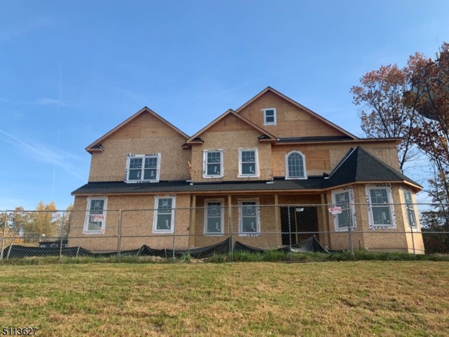 Gorgeous new construction in prestigous Summit Woods development.  Last home in Private 5 Home development.  Over 5,000 sq feet on beautiful 1+acre lot.  5BR, 5.1 Baths Colonial w/ 1BR on 1st fl.  Appx 800sq ft finished 3rd fl bonus/game room.  Patio opens to large private backyard.Still time to customize the home to your liking!  Home is approximately 6 months from completion