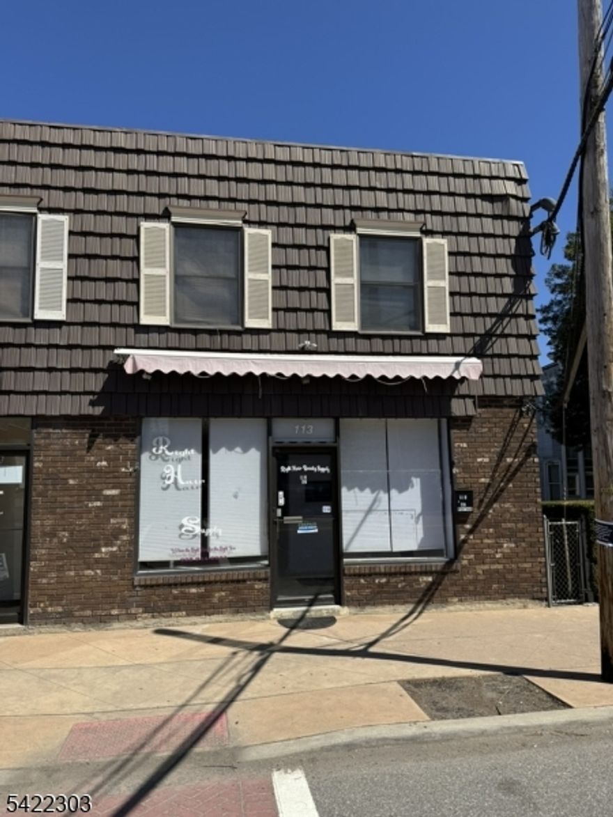 Prime retail/office space available in the heart of Downtown Hackettstown! This approximately 1,162 sq ft commercial unit offers excellent visibility and foot traffic along Main Street. Ideal for a variety of retail or professional uses. Two designated private parking spaces for employees. Convenient location close to shops, restaurants, and public parking.
