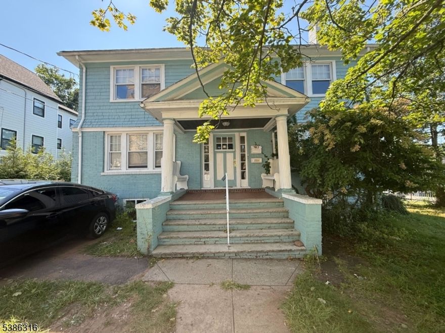 Well-maintained two-family half-brick home on an oversized corner lot with strong rental potential. The first floor offers three bedrooms, a full bath, kitchen, dining room, and living room with fireplace. The second floor includes two bedrooms, a full bath, kitchen, dining room, and living room, while the third floor features a private one-bedroom unit with kitchen, living room, and full bath. Additional highlights include hardwood floors, a full unfinished basement with high ceilings, and a private driveway that accommodates up to four cars. Conveniently located near area amenities and transportation. Property is tenant-occupied, making this a great opportunity for investors or owner-occupants.