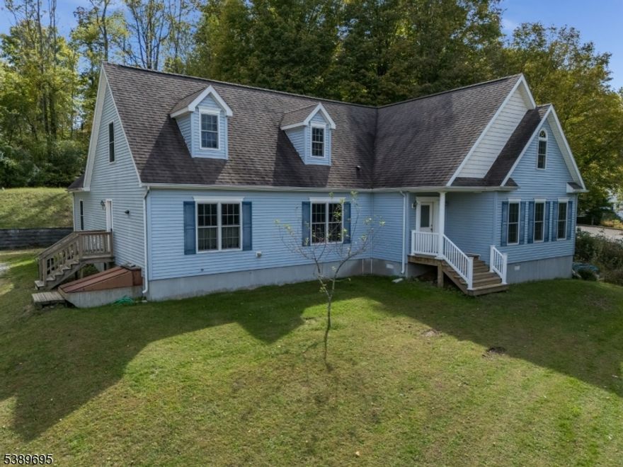 Welcome to this expansive 11-room, 3-bedroom, 2-bath Cape Cod-style home located just outside Glen Gardner in scenic Lebanon Township. Designed with an open floor plan and superior construction, this property offers both space and flexibility for your lifestyle needs. Key mechanical and structural highlights include an Energy Kinetics high-efficiency furnace and Superior Foundational walls for lasting durability. The first floor features: A spacious master suite, a large kitchen, comfortable family, living and dining rooms and a convenient first-floor laundry. Upstairs, the second story remains unfinished but is already equipped with plumbing for an additional bathroom and offers the potential to create a new primary suite or additional living space. While the home has been vacant for some time and requires deferred maintenance and updates. It presents a fantastic opportunity to customize and restore to your vision. Set on a peaceful rural lot, the property enjoys natural privacy thanks to surrounding trees. You will appreciate access to top-rated schools, including the Blue Ribbon Voorhees High School. Commuters will love the proximity to public transportation via High Bridge rail station and easy access to major highways including Routes 31, 78, 22, and 57. Nearby is the town of Clinton with shopping and restaurants. Easy access to Spruce Run Recreation, Round Valley Reservoir and Lake Solitude.