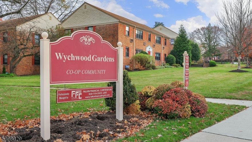 Welcome to Wychwood Gardens, a coop community offering easy living in a well kept setting. Why pay rent when you can invest in this super community. Monthly maintenance covers exterior maintenance, snow removal, heat, sewer and taxes. Spacious two bedroom unit with updated kitchen and bath offers comfortably sized bedrooms and good closet space. Plenty of parking on street. Easy access to county parks, (Echo Lake and Lenape) and Award Winning Downtown Westfield. Immediately available.You'll enjoy a lifestyle that rental properties simply cannot match. Residents have access to an **association pool** perfect for summer relaxation and a **dedicated laundry facility in each building** as well as a personal storage area for added convenience. This is a non-smoking community. The Gardens offers a perfect blend of cul de sac setting and close to town convenience, a winning combination. Get all the details. Owner must own the unit for TWO years before it can be used as a rental property.