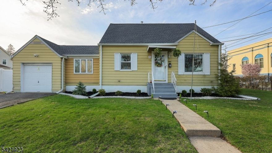 This charming and beautifully maintained home is ready to welcome its new owners. Located in the heart of Roselle Park, this cozy 3 bedrooms, 1 full bathroom features hardwood floor throughout. The main floor includes a formal dining room, updated kitchen and full bathroom, a spacious living area, including a convenient 1st floor bedroom,  and a bonus room ideal for a home office or extra guest room. The second floor features 2 bedrooms with plenty of closet space throughout. This home also offers a one car garage, driveway accommodating two additional vehicles, basement laundry, central air with multi zone, security system, a powder room, and large private backyard perfect for outdoor bbq and entertainment. Located close to schools, parks, shopping, dining, and public transportation including NJ transit trains, this home offers both comfort and accessibility.