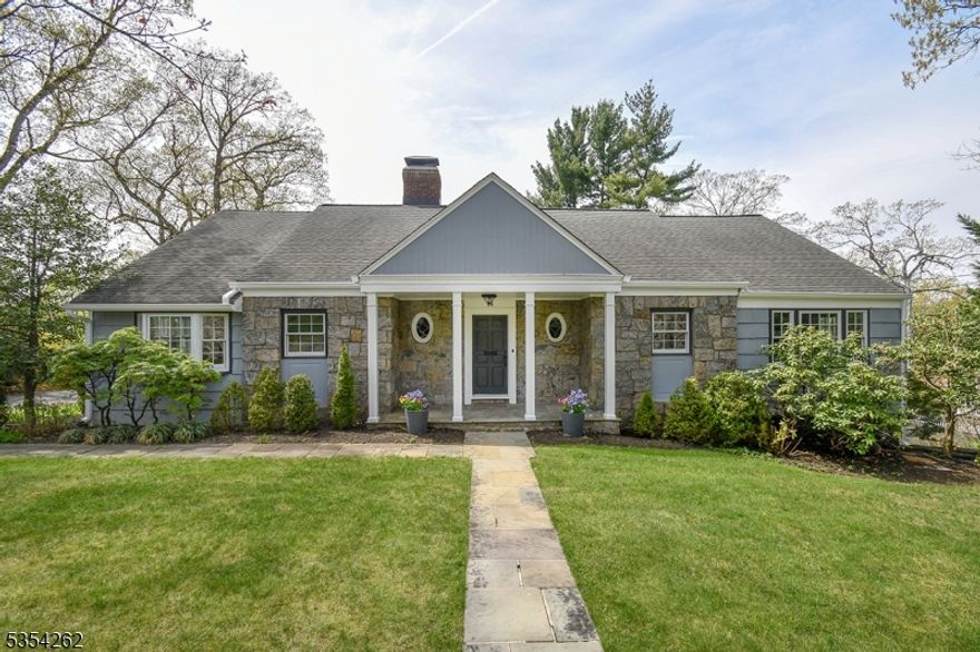 Spacious Colonial in great Franklin school neighborhood.   Fabulous floor plan with large scale rooms throughout including two primary bedroom options, one on the first floor.  Impressive Foyer leads to  Formal Dining Room with entertaining bar and Living Room. Open Concept Kitchen and Family Room with Kitchen boasting center island, abundant cabinets, high end appliances and numerous work spaces.  The Family Room has a fireplace and sliders to deck for outdoor entertaining.   Mud Room leading to 2 Car Attached Garage.   Generous bedrooms upstairs, one with en suite bath.  Great walk out recreation room with bar and full bath.  Incredible play yard with deck for unobstructed sunset views!  Location and Lifestyle.