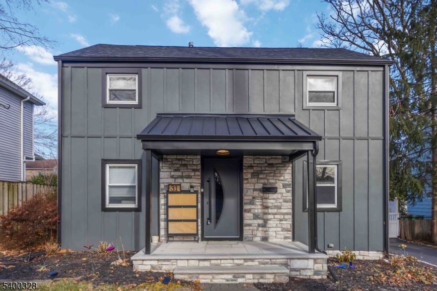 Enjoy modern living in this beautifully renovated 3 BR Colonial, ideally located on a quiet residential street near the Ridgewood/Glen Rock border. The home features a bright open layout with contemporary decor and refinished hardwood floors. The modern kitchen with double wall ovens will make cooking a pleasure, as you step into a bright, inviting sunroom, that can be enjoyed as additional entertaining space. Upstairs you will find a primary bedroom with a walk in closet, two additional comfortably sized bedrooms and a stylish, renovated full bath. The private, fully fenced backyard complete with a custom outdoor kitchen and dining area under a gazebo offers exceptional outdoor space for relaxing or entertaining. The basement has a washer and dryer and provides additional storage, and there is an oversized heated garage with expanded paved patio area and ample driveway parking. With close proximity to schools, parks, shopping, dining, major highways, and public transportation, this fully renovated rental home offers comfort, convenience, and modern style in a fantastic location. Water included in rent. Tenants responsible for landscaping, snow removal, gas & electric. Pets allowed.